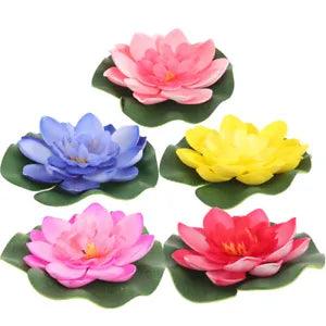 5 Pcs Lily Pads Ponds Diwali Decorations DIY Floral Decor