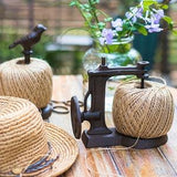 Cast Iron Spool Holders, Sewing Machine Shaped, Bird or Cat Yarn Dispensing Accessories, Decorative Brown Twine Spool Spinning Holder