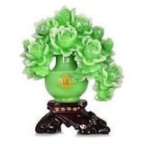 BOYULL Large Size Fengs Shui Peony Flower Statue, Best Housewarming Congratul...