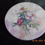 Decoupaged - Paper Mache Box - Rose Bouquet