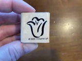 1999 Stampin Up! Stamp CUTE FLOWER ICON Tulip Lily Spring Flowers Garden Bloom