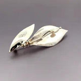 Signed GFMW ~ Calla Lily with Freshwater Pearl Sterling Silver Pin/Brooch- ET221