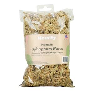 Premium Natural Sphagnum Moss Mix - Organic Potting Mix Enhancer - Ideal for Aroids, Orchids & Terrariums - Trusted by Indoor Gardeners