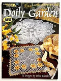 Doily Garden Elegant Crochet Floral Doilies Pattern Book Iris Lily Chrysanthemum