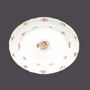 Tuscan Bone China Bouquet oval platter made in England.
