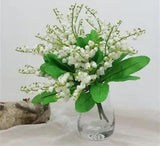 Artificial Lily Flower Plastic Plant For Indoor Wedding Party Ornament Decor NEW