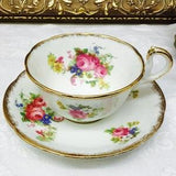 Royal Standard teacup and saucer "Rose Bouquet"