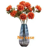 1pcs Artificial Silk Flowers Peach Peony Wedding Party Home decoration Art