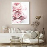 Pink Peony Flowers Photograph Print Premium Poster High Quality choose sizes
