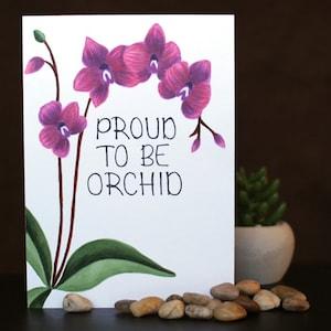 Proud To Be Orchid | Orchid | Mother's Day | Greeting Card