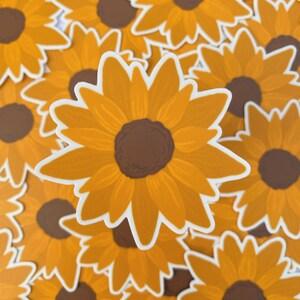 Sunflower Sticker | Summer Sticker | Nature | Laptop Sticker | Water Bottle Sticker | PNW | Mental Health Reminder