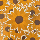 Sunflower Sticker | Summer Sticker | Nature | Laptop Sticker | Water Bottle Sticker | PNW | Mental Health Reminder