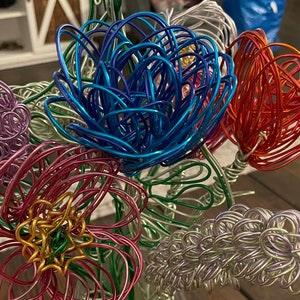 Wire Flowers - Colorful Artist BYO bouquets, Floral Gifts -Tulips, Rose, Calla Lilly, Wild Flowers, Lavender, Peony, Lavender, Chrysanthemum