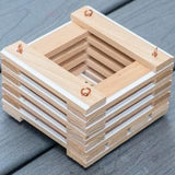 149. Salvaged Louisiana Baldcypress Wood Hanging Basket Planter for Orchids, Bromeliads, Ferns, Cacti, Other Epiphytes and Succulents