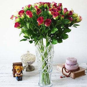 4 Branchs Rose Bud Artificial Flowers For Wedding Simulation Flower Home Vase Hotel Props party decor Valentine's gift