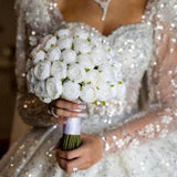Peony Wedding Bouquet, Bridal Bouquet, Bride bouquet, Bride Flower, Wedding Flowers, Bridesmaid Bouquets, Artificial flowers