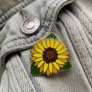 Enamel Pin- Sunflower