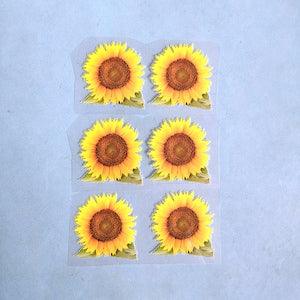 Heat Transfer Sunflower Stickers For DIY/Custom Butterfly Air Force 1/ Vans/Converse, Iron On Sunflower Patch For Shoes