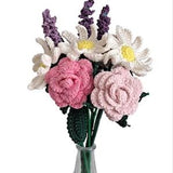 bouquet of flowers crocheted