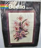 Vintage Bucilla Stitchery Needlecraft Kit Tiger Lilies 18" x 24"