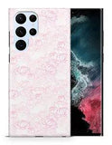 CASE COVER FOR SAMSUNG GALAXY|WHITE PEONIES FLOWER ROSE PATTERN