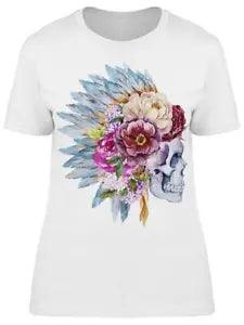 Flowers Skull Peony Art Tee Women's -Image by Shutterstock