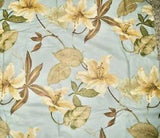 #793 Magnolia Home Fashions Vintage Fabric Lily Green floral 1 Yd by 54