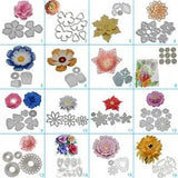 Flower Rose Cutting Dies Metal Stencil DIY Scrapbooking Album Paper Card Petal