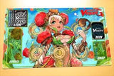 No.1256 Cardfight Vanguard TCG Custom Playmat Ranunculus Flower Maiden Ahsha