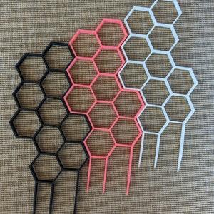 Hexagon Plant Climbing Trellis - House Plant Support Lattice