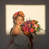 Large bridal bouquet Summer bouquet Summer wedding Lily flowers Frida Kahlo wedding Colorful bridal bouquet Boho wedding Magaela Bride to be