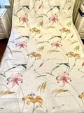 Vintage Chintz 100% Cotton Tissa Lily Lilium Fabric 56" W x 3.5 YDS