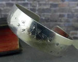 Vintage Nobska 925 Sterling Silver Lily of the Valley Floral Cuff Bracelet 59-5