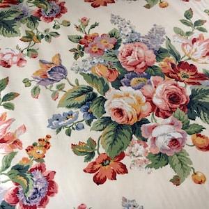 Vintage Jay Yang Fabric Rose Peony Tulip Bouquets