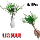 Artificial Fake Plants Flower Lily UV Resistant Wedding Garden Home Decoration