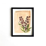 Original Orchid Watercolor Painting