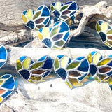 Stained Glass Sunflower Hearts