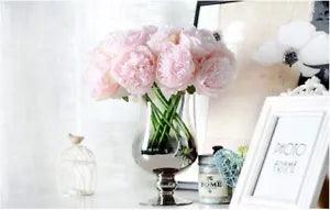 5 Head Big Peony Bouquets Artificial Flower Silk Flowers For Party Wedding Home