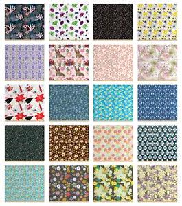 Ambesonne Floral Nature Fabric by the Yard Decorative Upholstery Home Accents