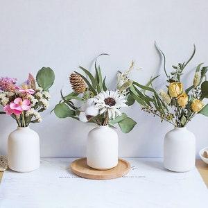 9 type dried  bouquet??dry flowers bouquet for vase??dried flowers arrangement??small bouquet with vase??gift for her??home decor??wedding decor