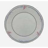 Royal Doulton Dinner Plate Carnation Pink Flowers Platinum Trim England - New