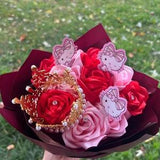 Eternal roses, ramo buchon, rosas eternas, Bouquets, gifts, artificial flowers, fake flowers, roses, eternal Bouquets, floral arrangements