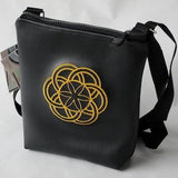 Seed Of Life Flat Bottom Crossbody Bag - Made to Order
