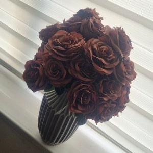 Artificial Peony Flowers, Fake Blooming Peony Flower Bouquet, High Quality Vintage Silk Peonies Flowers for Home Wedding Party Decoration