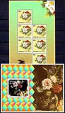 Aitutaki 2011 Peony Peonies Flowers Plants Nature 2 x m/s MNH