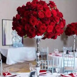 Wedding Table Centrepiece,Red Rose Flower Ball,Flower Arrrangement,Wedding Flower,Floral Ball For Wedding Anniversary Birthday Party Decor