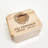 Personalized Handmade Mini Sunflower Urn, Custom Sharable Urn, Urns to Keep with You, Pocket Urn, Human Ashes Urn, Share Family Urns