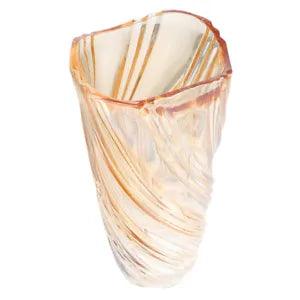 Crystal Flower Vase Vintage Glass Sturdy Restaurant Flowerpot