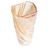 Crystal Flower Vase Vintage Glass Sturdy Restaurant Flowerpot