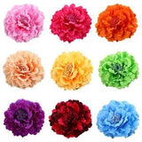2Pcs Peony Flowers Hair Clip Bridal Hairpins Wedding Bridesmaid Prom Brooches